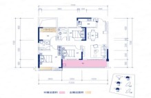 香山文锦苑D户型 4室2厅2卫1厨