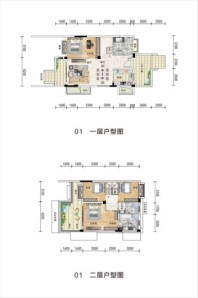 碧桂园滨江府01户型图 4室2厅3卫1厨