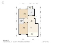 富禹·盛京学府85平户型 2室2厅1卫1厨