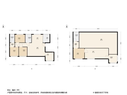 汇置·山湖4居室户型图