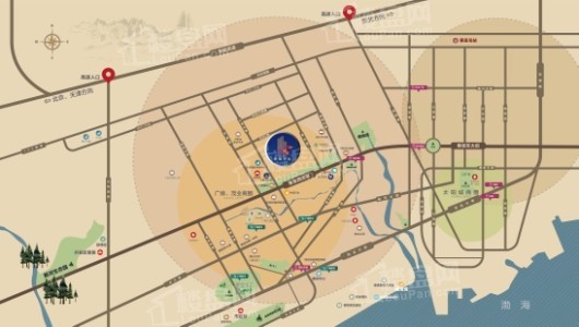 侨商大厦交通图