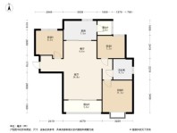 海盐恒大都汇华庭3居室户型图