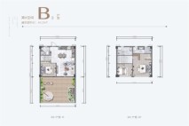 爱上山·梦想小镇B3户型 3室2厅2卫1厨