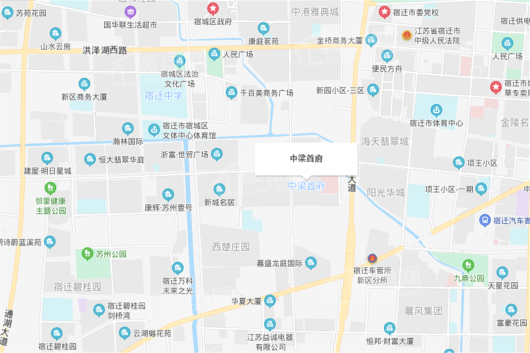中梁·首府交通图