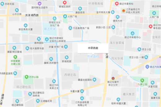 中梁·首府交通图