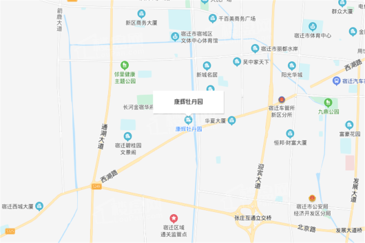 康辉牡丹园交通图