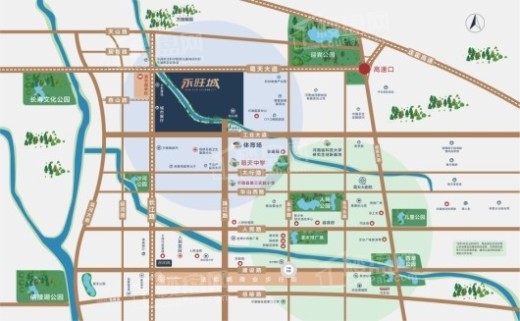 永旺城交通图