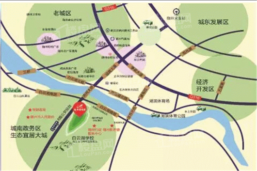 随州碧桂园·南山叠翠交通图