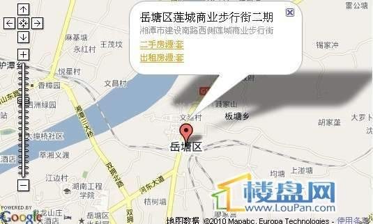 莲城商业步行街区位交通图