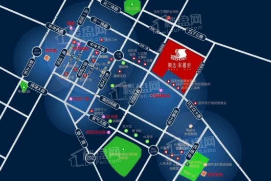 顺达·东樾府交通图