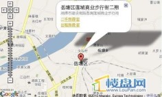  莲城商业步行街区位交通图