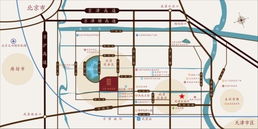京能雍清丽苑二期区位图