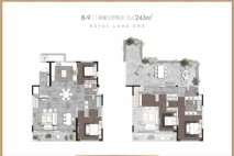 陕建·御湖壹号B9户型 4室3厅4卫1厨