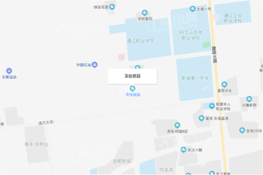 泽信·旭园交通图