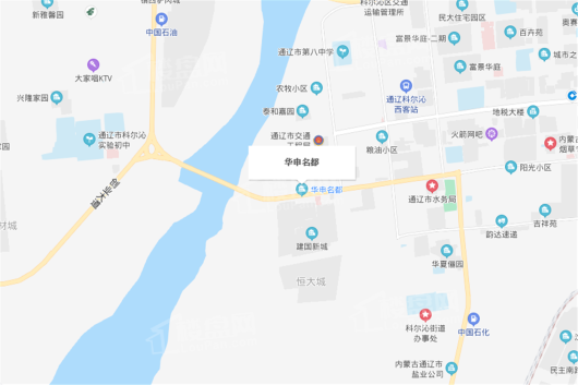 华申·自然城交通图