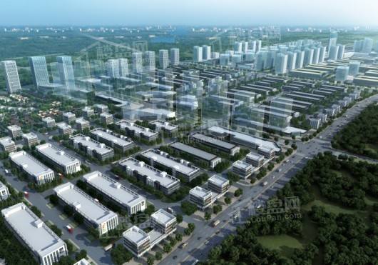 阳逻港华中国际产业园鸟瞰图