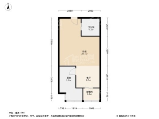 招商一江璟城·璟公馆户型图