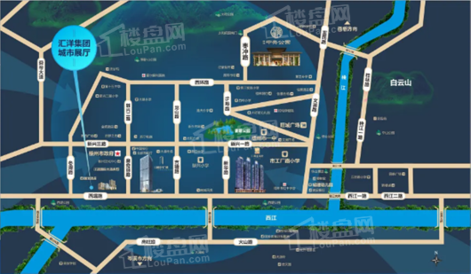 汇洋·黄金海岸交通图