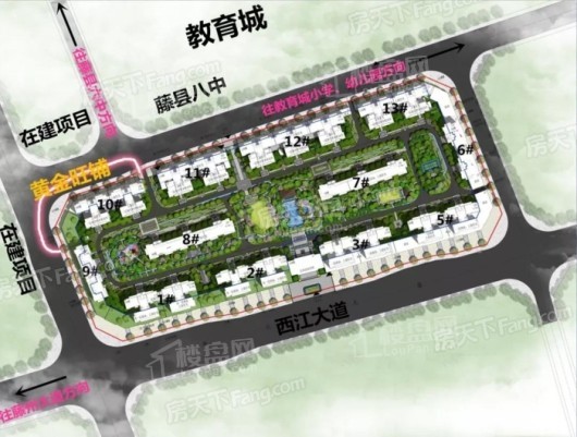 书香豪庭交通图