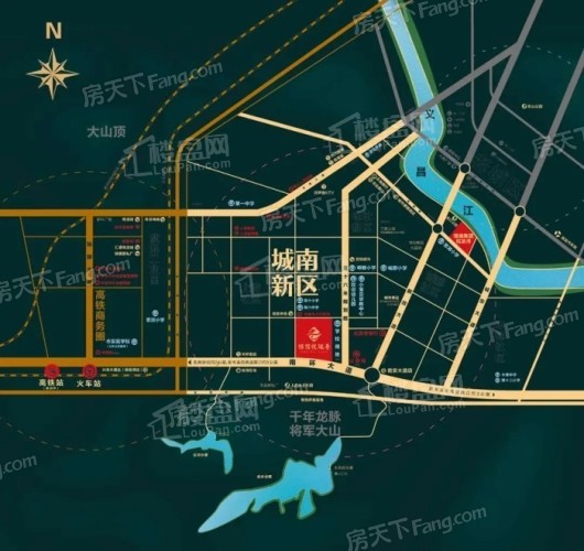 恒信·悦珑臺交通图