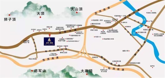 金桥嘉园交通图