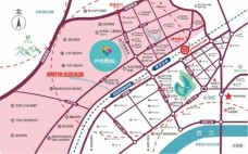 百润 · 百鲜城交通图