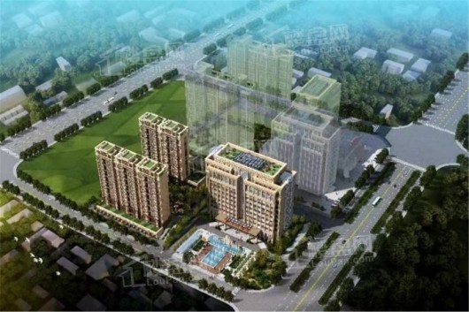 金桂国际公寓预计于2020年年底封顶。