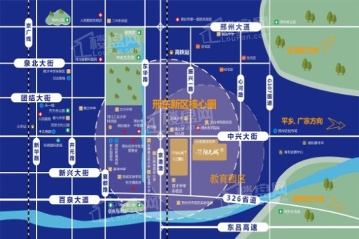 中铁阳光城交通图