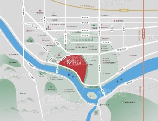 正弘新城交通图