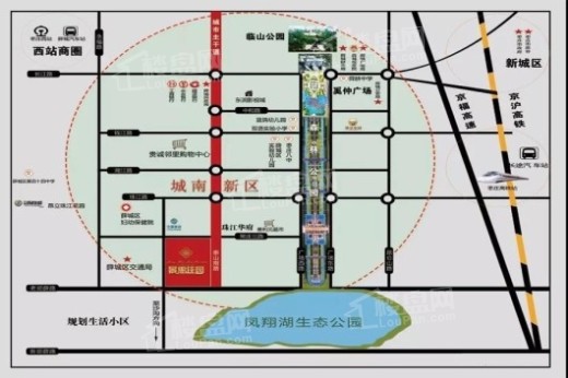 景惠佳园交通图