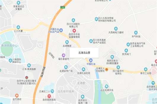 友华龙湖浅山里交通图