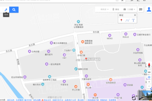 鸿祥华府交通图