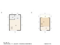 融信城市之窗1居室户型图