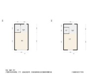 融信城市之窗1居室户型图