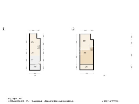 宝能·郑州中心1居室户型图