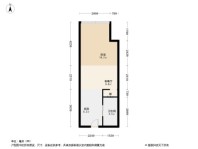 宝能·郑州中心1居室户型图
