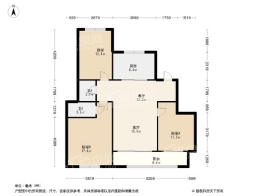 新城郡望府户型图