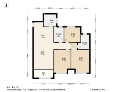 新城郡望府户型图