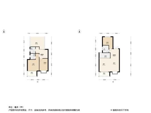 城南正荣府3居室户型图