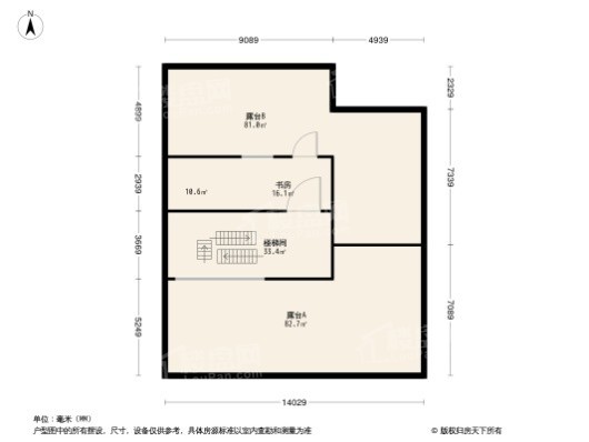 正弘中岳城6居室户型图
