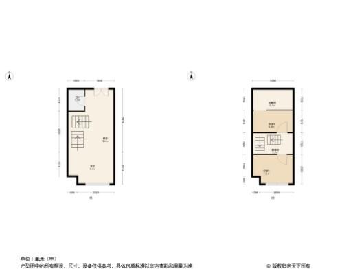 兴港正商·宇航铭筑3居室户型图