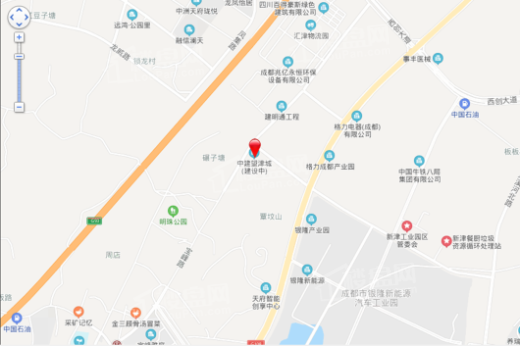 中建望津城交通图