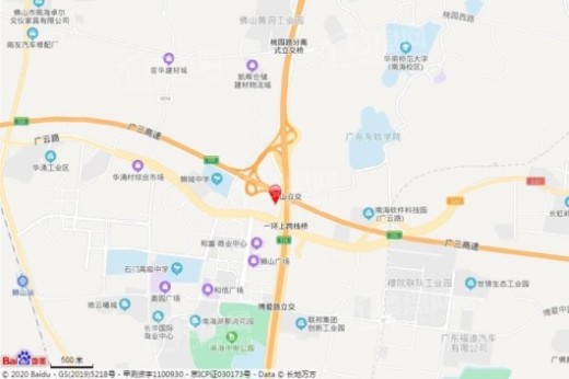 鹏润广场交通图