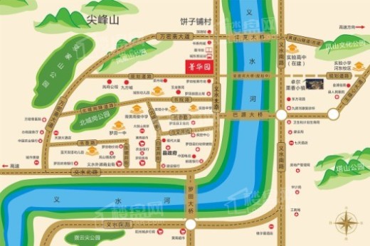 菁华园交通图