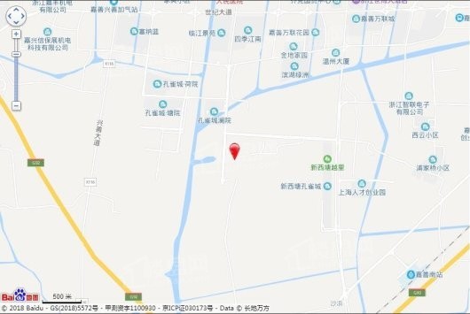 新西塘孔雀城悦玲珑电子地图