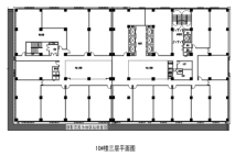 绿地万科云都会项目3层平面图 1室