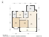 中国铁建·花语熙岸3居室户型图