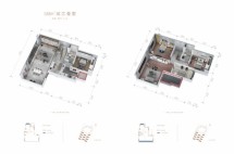 旭辉恒基江与山下叠 4室2厅3卫1厨