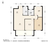 昱龙府E2户型99㎡ 3室2厅1卫1厨