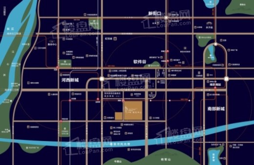 中海雨花中心交通图